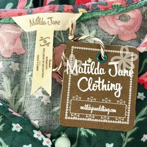 Matilda Jane Yesteryear Once Upon A Time Poppy Boho Tunic Size S NWT - Picture 3 of 5